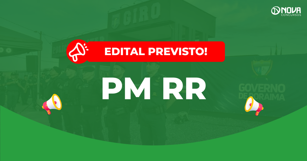 Concurso PM RR: Novo edital com 645 vagas em fevereiro!