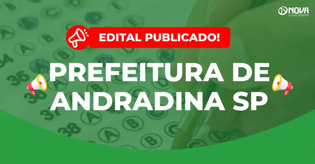 Concurso Prefeitura de Andradina SP: Saiu o edital; níveis médio e superior!