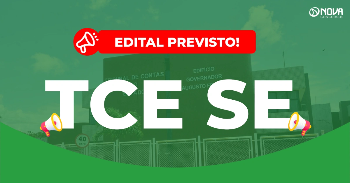 Concurso TCE SE: Com previsão na LDO 2026, novo edital continua em pauta!