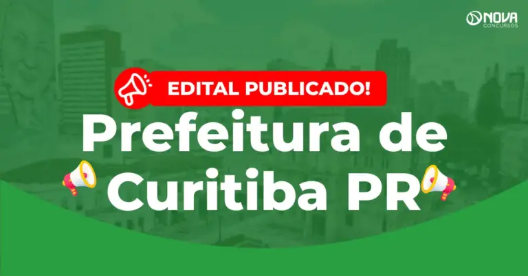Concurso Prefeitura de Curitiba PR: Editais publicados! 348 vagas!