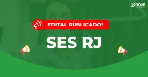 Imagem de divulgação do concurso SES RJ edital.