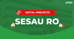 Imagem de divulgação do concurso SESAU RO edital.