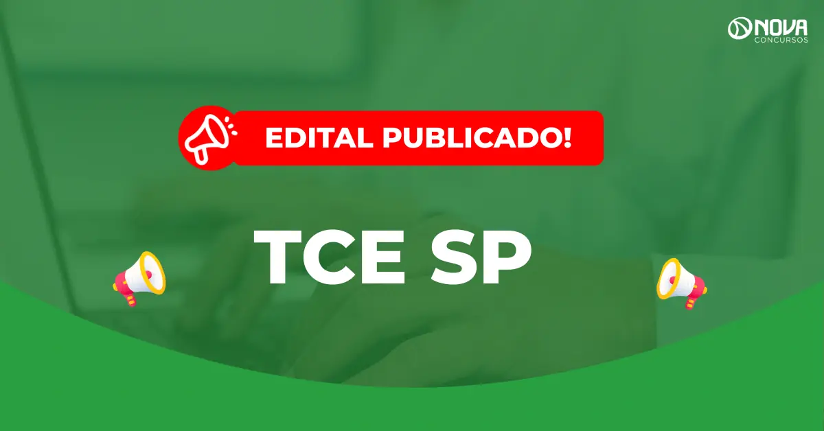 Concurso TCE SP 2026: Último dia para fazer as inscrições