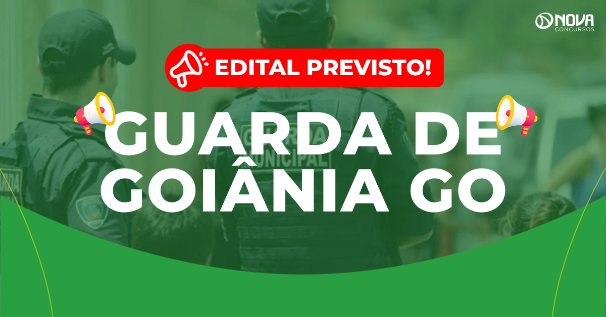 Concurso Guarda de Goiânia GO tem preparativos para novo edital retomados!