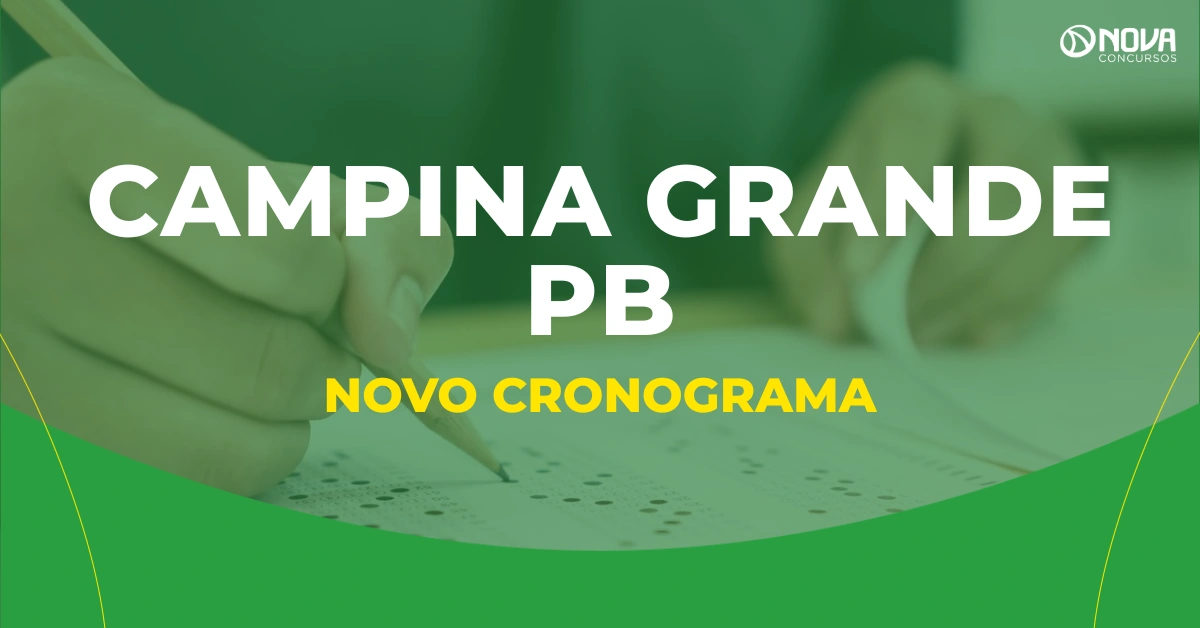 Concurso Prefeitura Campina Grande PB terá novo cronograma