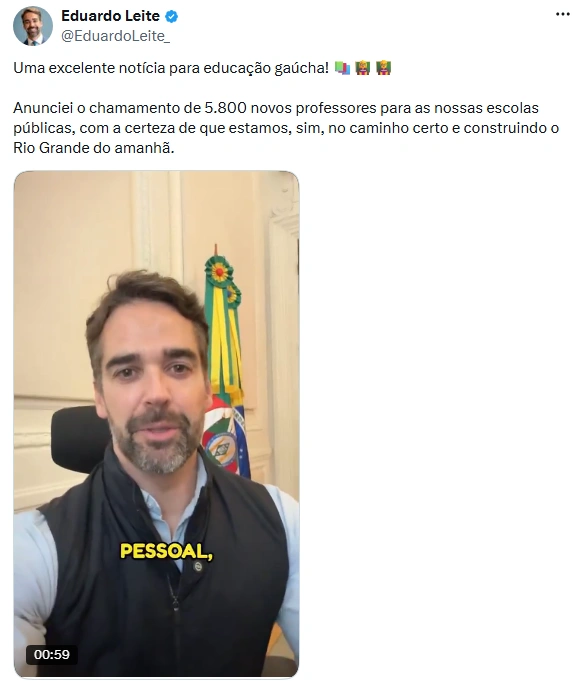 Concurso Seduc RS: 5.800 aprovados serão nomeados 1 Concurso Seduc RS: