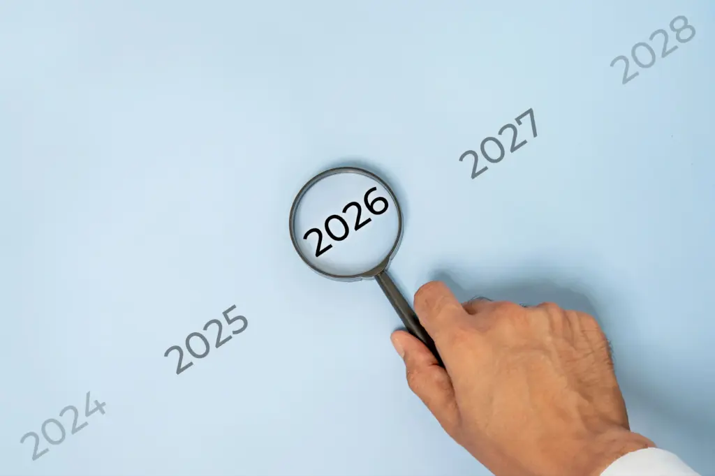Concursos 2026: Editais abertos e previstos! 1 concursos 2026 lupa com foco no ano de 2026