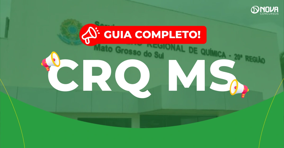 Concurso CRQ MS: Oportunidades para níveis médio e superior!