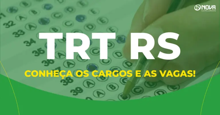 Conheça os cargos e as vagas do Concurso TRT RS 2026! Até R$ 16 mil!