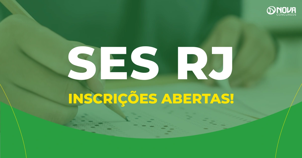 Concursos SES RJ 2026: Inscrições abertas para 287 vagas!