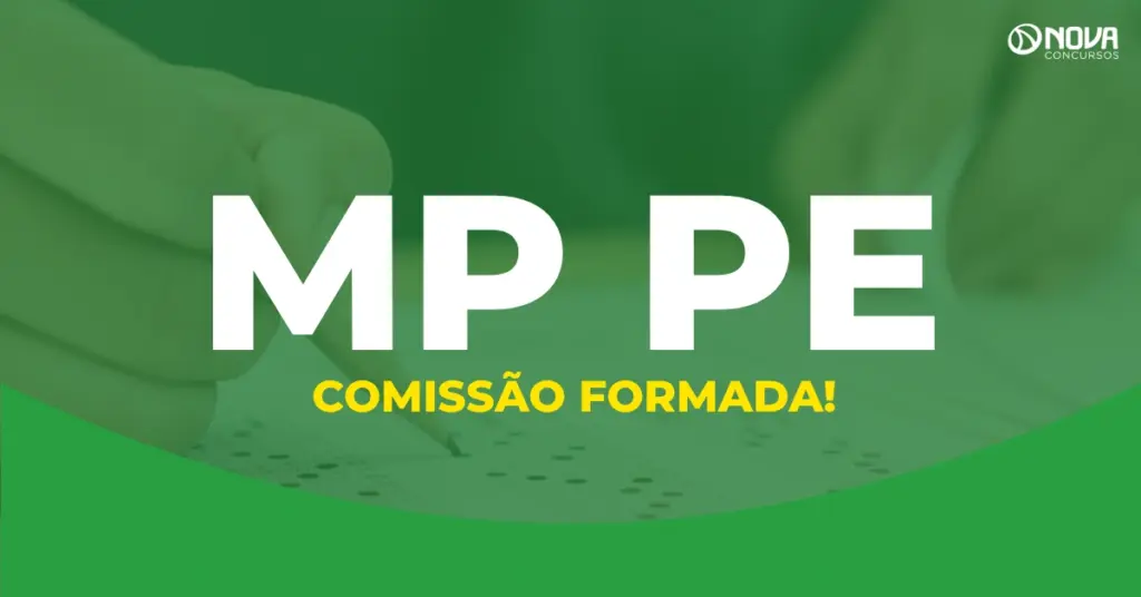 Concurso MP PE tem comissão organizadora formada