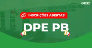 concurso dpe pb inscricoes abertas