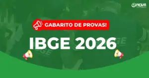Concurso IBGE 2026 tem gabarito das provas divulgado