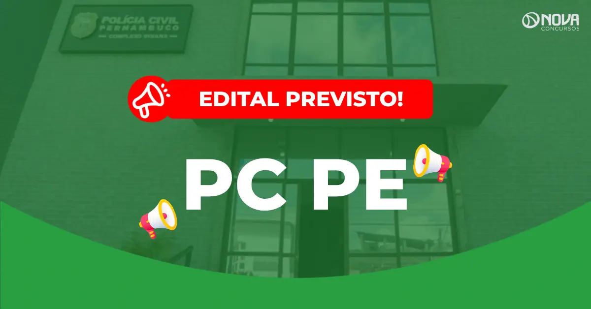 Concurso PC PE contrato com o Cebraspe é assinado