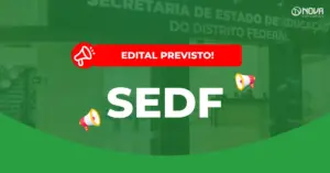 Concurso SEDF banca organizadora sai em setembro de 2026