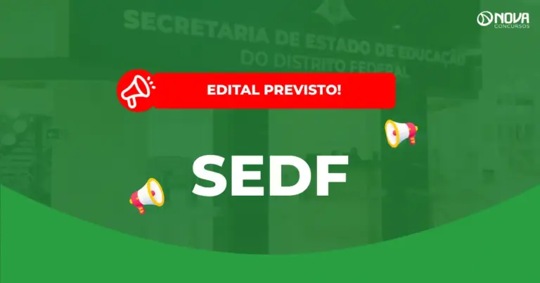 Concurso SEDF: Secretário confirma edital em novembro