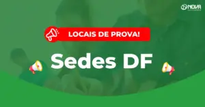 Concurso Sedes DF - concurseiros em sala de aula fazendo prova de concurso