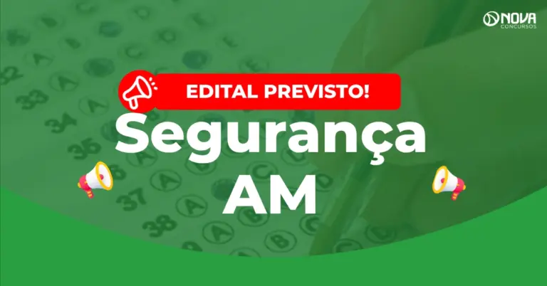 Concursos Segurança AM: Novos editais em 2027, anuncia governador