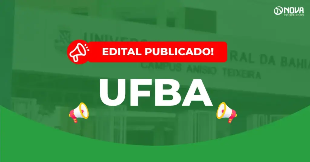 Concurso UFBA edital publicado; salário de até R$5,2 mil