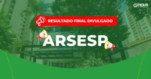 concurso arsesp fachada da sede da agência reguladora entre prédios e árvores