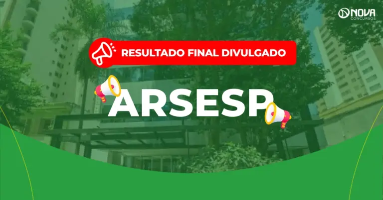 Concurso Arsesp: Resultado final é divulgado!