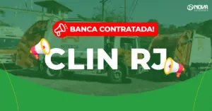 concurso clin rj caminhões de coleta de lixo estacionados