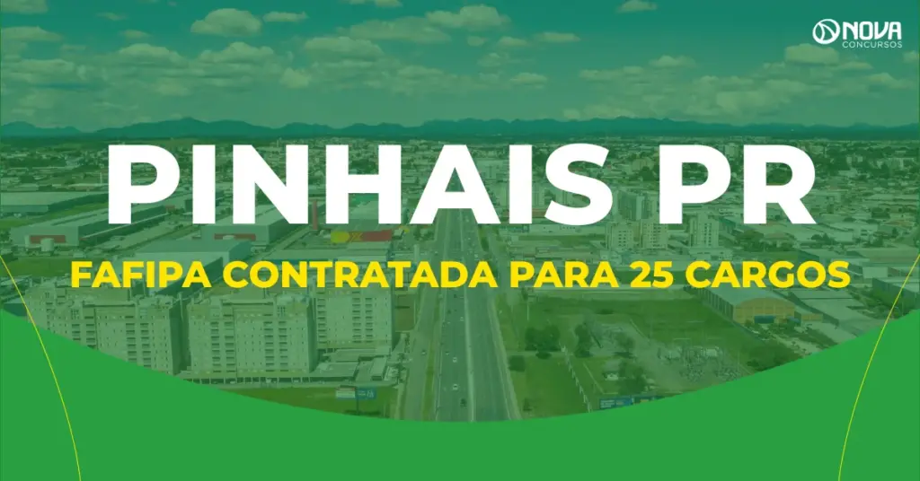 Concurso Pinhais PR: FAFIPA contratada para 25 cargos