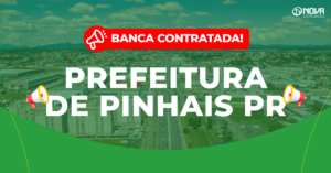 concurso prefeitura de pinhais pr vista aérea da cidade com avenida e prédios