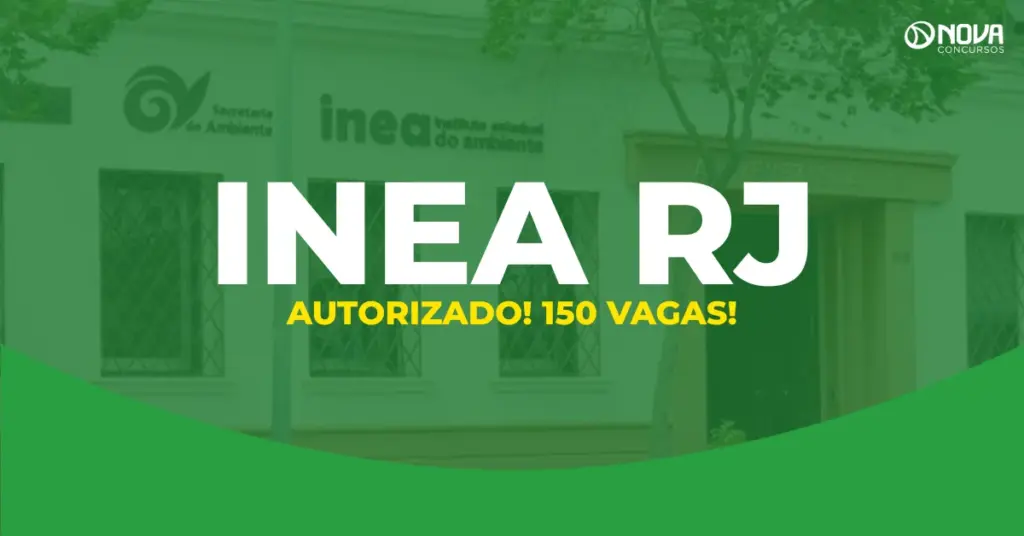 Urgente! Concurso Inea RJ é autorizado e terá 150 vagas