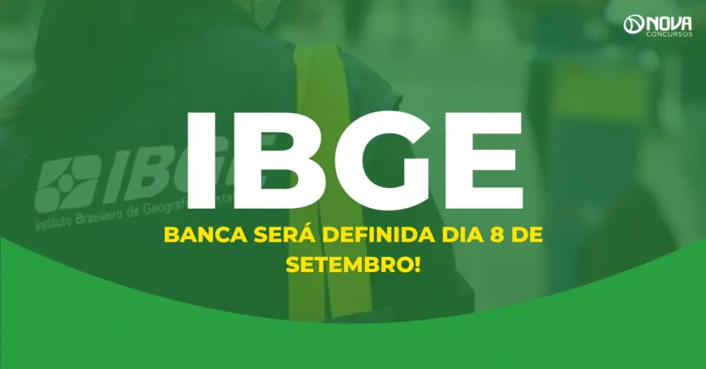 Concurso IBGE: banca de 27 mil vagas será definida dia 08/09