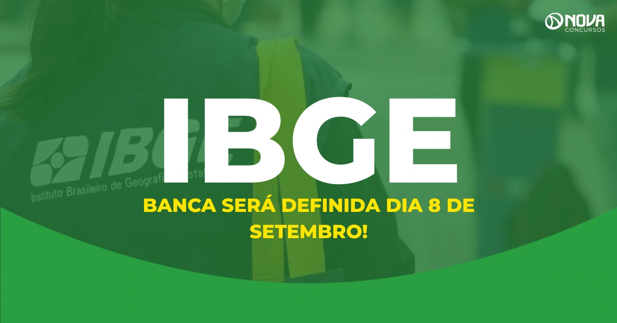 Concurso IBGE: banca de 27 mil vagas será definida dia 08/09