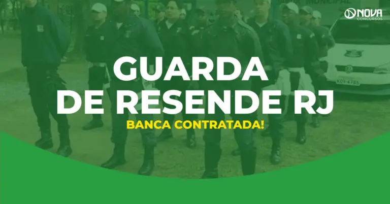 Concurso Guarda de Resende RJ contrata banca organizadora