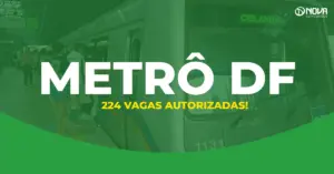 pessoas entrando no metrô no distrito federal representando concurso metrô df