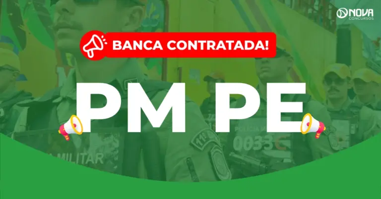 Concurso PM PE: contrato assinado, 1.890 vagas ao todo!