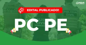 três policiais de costas representando concurso pc pe