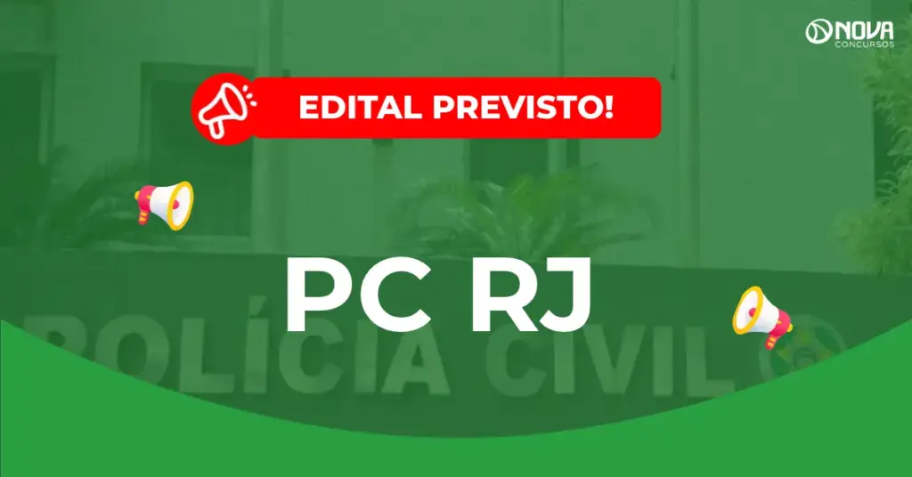 Concurso PC RJ banca contratada: FGV e 329 vagas