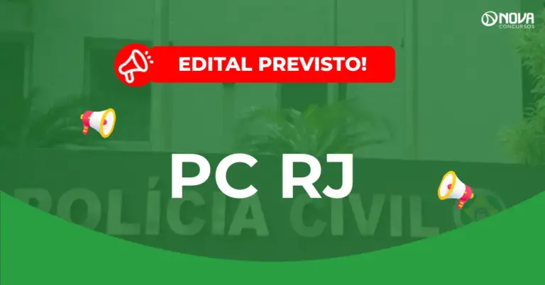 Concurso PC RJ banca contratada: FGV e 329 vagas