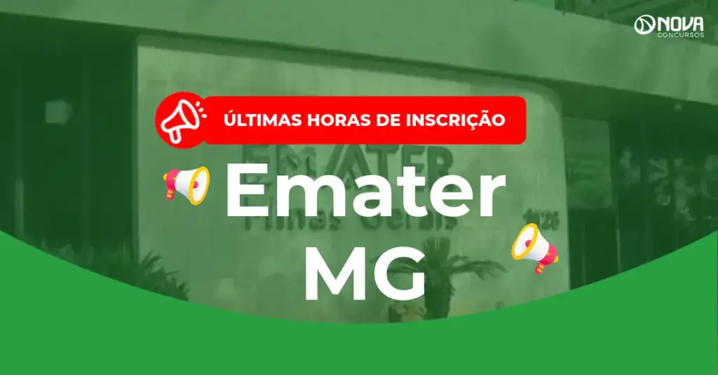 Últimas horas de inscrição Concurso Emater