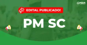 Edital PM SC 2026 publicado!