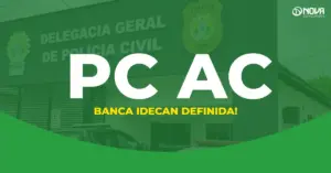 Fachada da Delegacia-Geral da Polícia Civil do Acre concurso pc ac banca definida