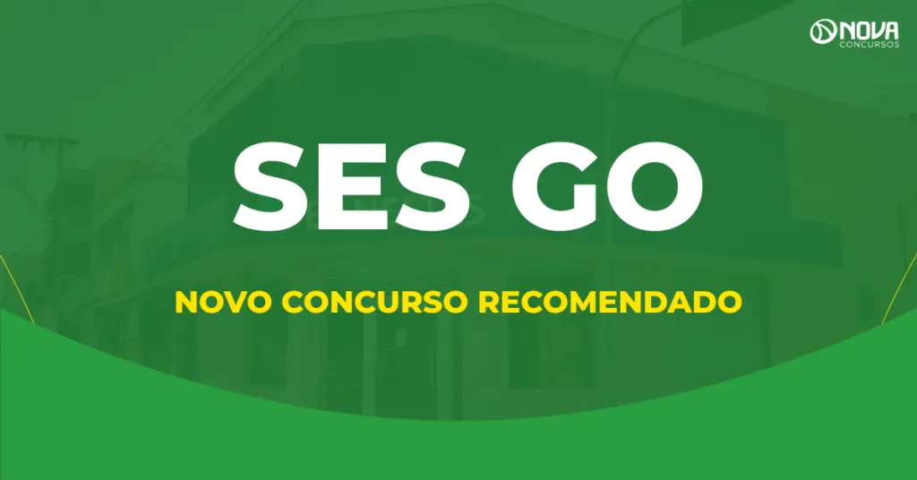 Novo concurso SES GO é recomendado; entenda
