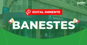 concurso banestes fachada de agência bancária com entrada envidraçada