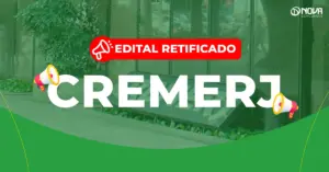 concurso cremerj fachada da sede com placa do conselho e entrada envidraçada