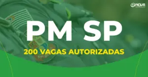 concurso pm sp policial militar uniformizado com brasão de são paulo no braço