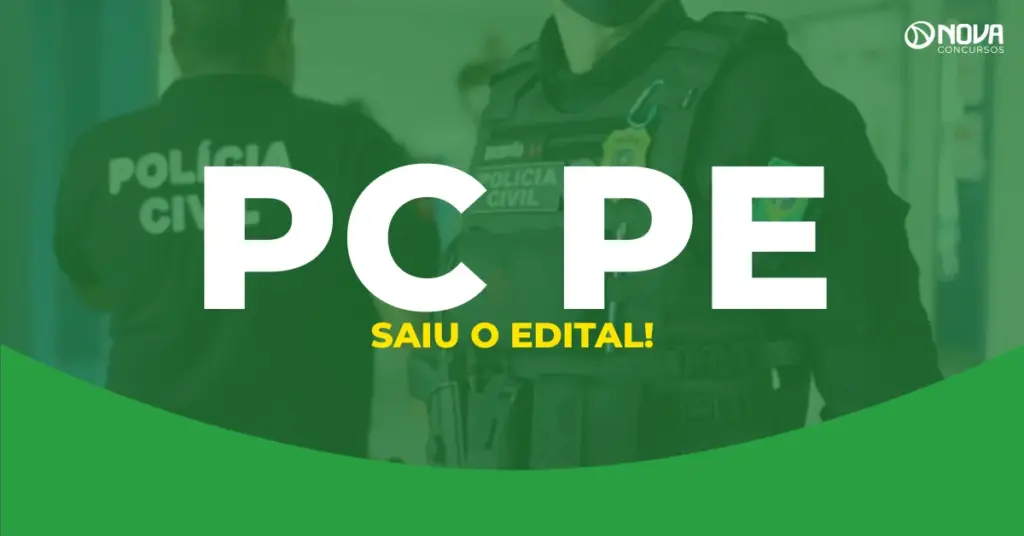 Edital PC PE 2026 é publicado com 1.315 vagas