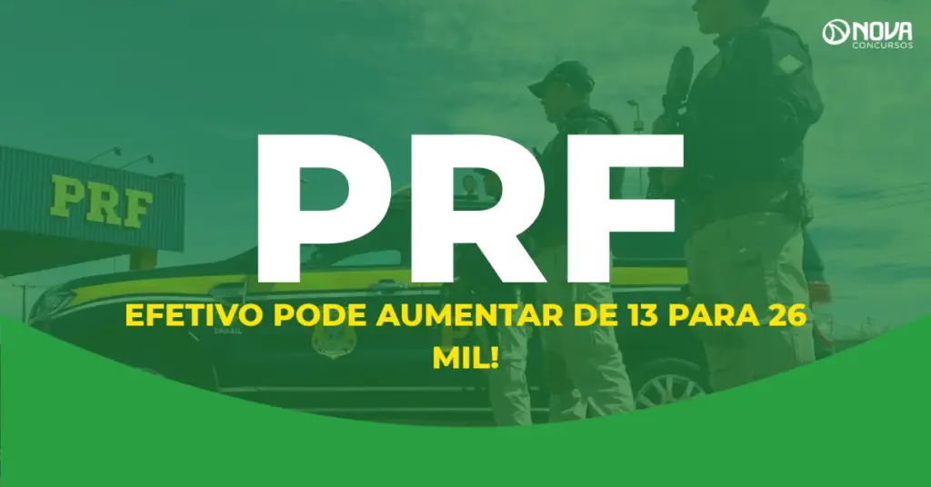 Concurso PRF pode passar de 13 para 26 mil efetivos, diz diretor
