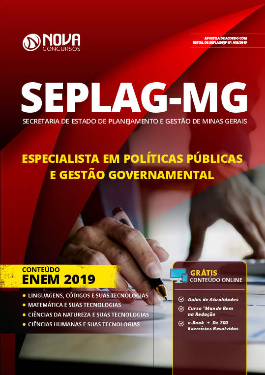 Download Apostila SEPLAGMG Especialista em Políticas Públicas e Gestão Governamental (EPPGG