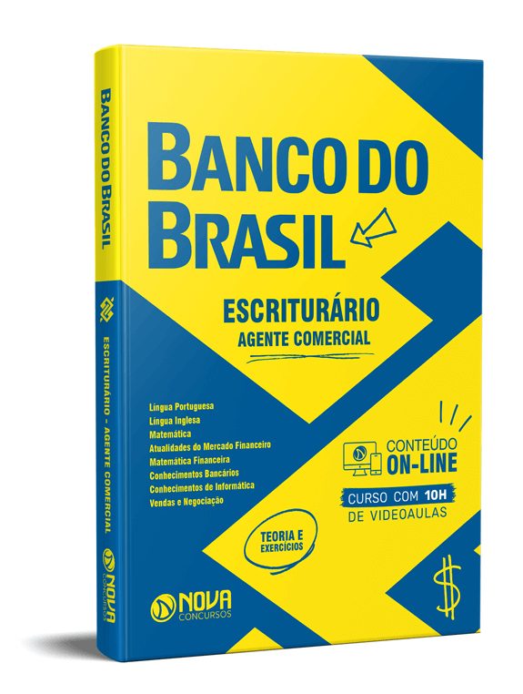 Apostila Banco do Brasil 2021 - Escriturário - Agente Comercial