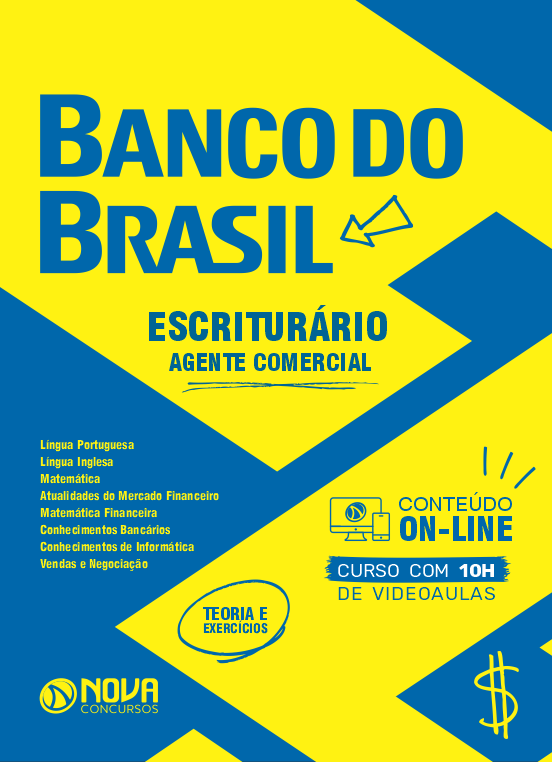 Apostila Cbmerj 2022 Pdf Grátis Apostila Banco do Brasil PDF 2021 - Escriturário - Agente Comercial