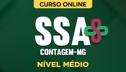 Curso online Curso SSA - Contagem-MG - Nível Médio - Nova Concursos